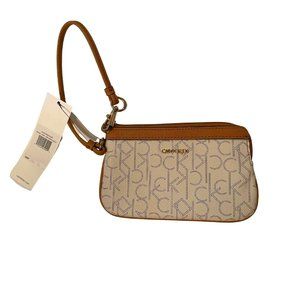 Calvin Klein Monogram Wristlet